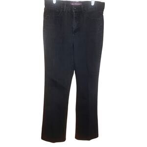 Gloria Vanderbilt Gabby Black Denim Bootcut Size 10